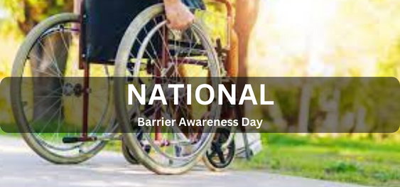 National Barrier Awareness Day [राष्ट्रीय बाधा जागरूकता दिवस]